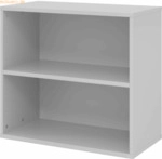 mcbuero.de Regal 2 OH 80x40x74,8cm Grau