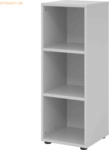 mcbuero.de Regal 3OH 40x40x110cm Grau