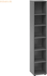 mcbuero.de Regal 6OH 80x40x215,6cm Graphit