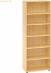 mcbuero.de Regal 6OH 80x40x215,6cm Ahorn