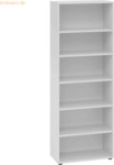 mcbuero.de Regal 6OH 80x40x215,6cm Grau