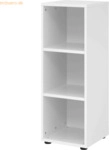 mcbuero.de Regal 3OH 40x40x110cm Wei&szlig;