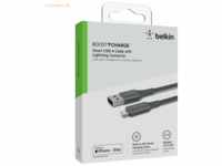 Belkin Belkin Smart LED USB-A auf Lightning Kabel, 1,2m, grau