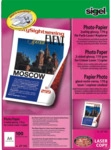 Sigel Fotopapier Laser/Kopier A4 170g/qm wei&szlig; gl&auml;nzend VE=100 Blatt