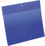 Durable Magnettasche Neodym magnetisch A4 quer blau VE=10 St&uuml;ck