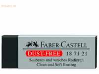 20 x Faber Castell Radierer Dust-Free Kunststoff schwarz