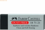 20 x Faber Castell Radierer Dust-Free Kunststoff schwarz