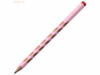 12 x Stabilo Dreikant-Bleistift Easygraph Pastel Edition pastellrosa