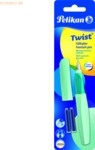8 x Pelikan F&uuml;llhalter Twist Neo Mint Feder M inkl. 2 Tintenpatronen B