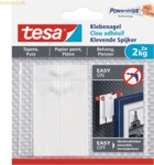 Tesa Klebenagel f&uuml;r Tapeten und Putz (2kg) VE=2 St&uuml;ck wei&szlig;