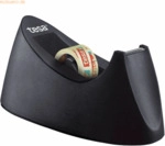 Tesa Tischabroller Curve 33m:19mm schwarz + 1 Rolle tesafilm transpare