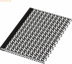 RNK Notizbuch 'black & white Collier' A5 dotted 96 Blatt