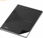 RNK Notizbuch A4 notes carbon black blanko 96 Blatt