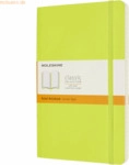 Moleskine Notizbuch Large A5 liniert Softcover limettengr&uuml;n
