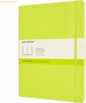 Moleskine Notizbuch XL 19x25cm blanko Softcover limettengr&uuml;n