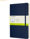 Moleskine Notizbuch Large A5 blanko 200 Blatt Softcover saphir