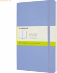 Moleskine Notizbuch Large A5 blanko Softcover hortensienblau