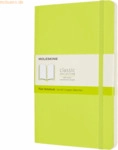 Moleskine Notizbuch Large A5 blanko Softcover limettengr&uuml;n