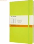 Moleskine Notizbuch Large A5 liniert Hardcover 120 Blatt limettengr&uuml;n