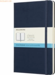 Moleskine Notizbuch Large A5 Punktraster Hardcover 120 Blatt saphir