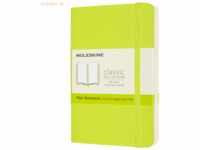 Moleskine Notizbuch Pocket A6 blanko Softcover limettengrün