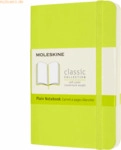 Moleskine Notizbuch Pocket A6 blanko Softcover limettengr&uuml;n
