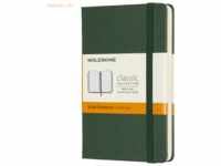 Moleskine Notizbuch Pocket A6 liniert Hardcover 96 Blatt myrtengrün