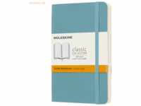 Moleskine Notizbuch Pocket A6 liniert Softcover riffblau