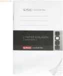 5 x Herlitz Einlagenheft flex A6 40 Blatt kariert (52) VE=2 St&uuml;ck