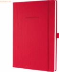 Sigel Notizbuch Conceptum A4 194 Seiten Hardcover liniert 80g red
