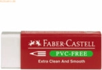 Faber Castell Radierer Kunststoff PVC-Free wei&szlig;
