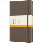 Moleskine Notizbuch Large A5 liniert Hardcover 120 Blatt erdbraun
