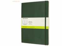 Moleskine Notizbuch XL 19x25cm blanko Softcover myrtengrün