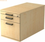 mcbuero.de Rollcontainer 80cm 1 Schub 1 H&auml;ngeregistratur Schloss Strei