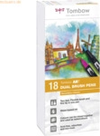 Tombow Dual-Fasermaler ABT mit Rundspitze/Pinselspitze Wasserbasis Sek