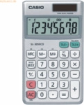 Casio Taschenrechner SL-305 ECO 8-stellig Batterie/Solar-Betrieb silbe