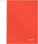 6 x Leitz Notizbuch Solid fester Einband A5 kariert 80 Blatt hellrot