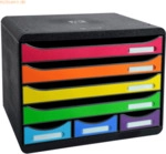 Exacompta Schubladenbox Store-Box Iderama 7 Schubladen A4 Querformat 2