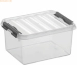 6 x Sunware Aufbewahrungsbox mit Deckel 2 Liter Kunststoff 150x100x200