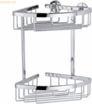 Tesa Duschablage Ecke Aluxx Aluminium verchromt Klebel&ouml;sung