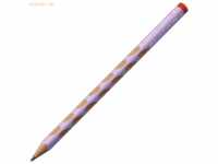 12 x Stabilo Dreikant-Bleistift Easygraph Pastel Edition pastelllila