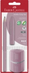 FABER-CASTELL Bleistift-Set Jumbo GRIP - 3-tlg. B rose shadows Blister