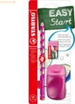 3 x Stabilo Dreikant-Bleistift Easygraph Schul-Set pink