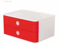 HAN Schubladenbox Smart-Box Allison 260x195x125mm 2 Schübe cherry red/