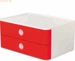 HAN Schubladenbox Smart-Box Allison 260x195x125mm 2 Sch&uuml;be cherry red/