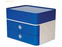 HAN Schubladenbox Smart-Box Plus Allison 2 Schübe royal blue/snow whit