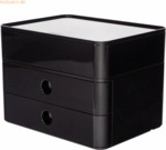 HAN Schubladenbox Smart-Box Plus Allison 2 Sch&uuml;be jet black