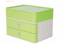 HAN Schubladenbox Smart-Box Plus Allison 2 Schübe lime green/snow whit