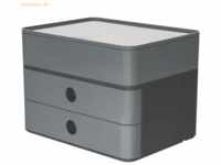 HAN Schubladenbox Smart-Box Plus Allison 2 Schübe granite grey/dark gr