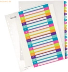 Esselte Plastikregister Wow 1-20 bedruckbar A4 PP 20 Blatt farbig